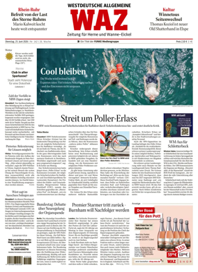 Cover of Westdeutsche Allgemeine Zeitung (Herne)