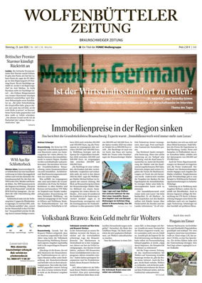 Cover of Wolfenbutteler Zeitung