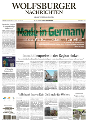 Cover of Wolfsburger Nachrichten (Helmstedt)