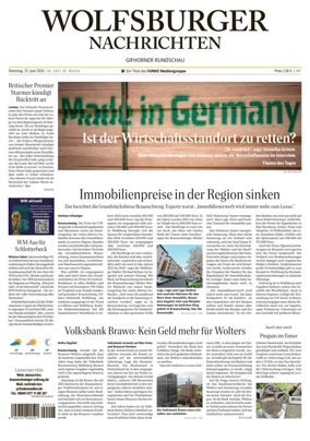 Cover of Wolfsburger Nachrichten (Wolfsburg-Gifhorn)