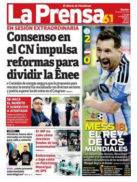 Cover of Diario La Prensa