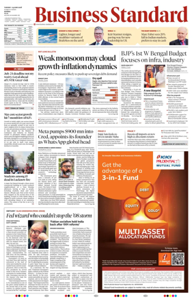 Cover of Business Standard