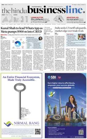 Cover of BusinessLine (Delhi)