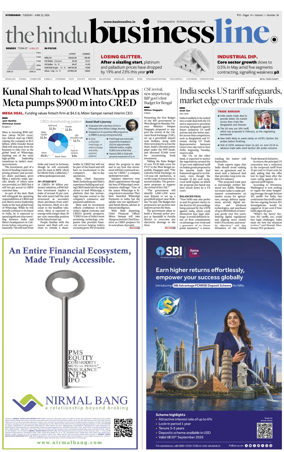 Cover of BusinessLine (Hyderabad)
