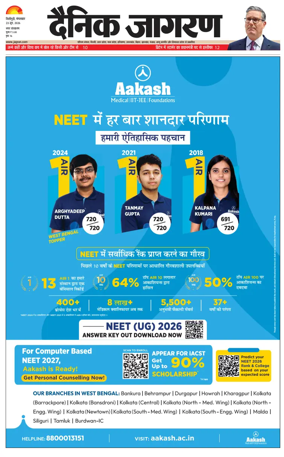 Cover of Dainik Jagran - Silliguri