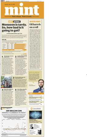 Cover of Mint Bangalore