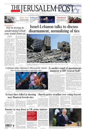 Cover of The Jerusalem Post
