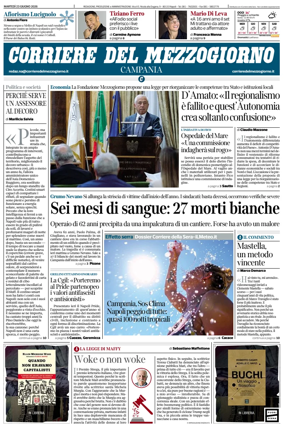 Cover of Corriere del Mezzogiorno (Campania)