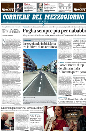 Cover of Corriere del Mezzogiorno (Puglia)