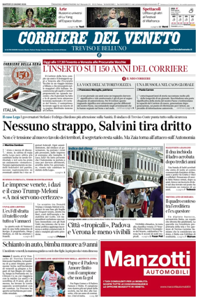 Cover of Corriere del Veneto (Treviso e Belluno)