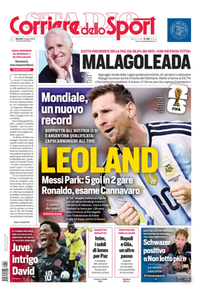 Cover of Corriere dello Sport (Nazionale)