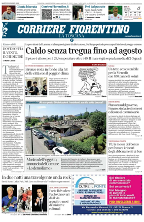 Cover of Corriere Fiorentino