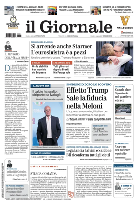Cover of Il Giornale (Italy)
