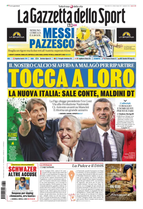 Cover of La Gazzetta dello Sport - Roma