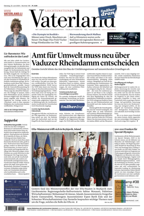 Cover of Liechtensteiner Vaterland