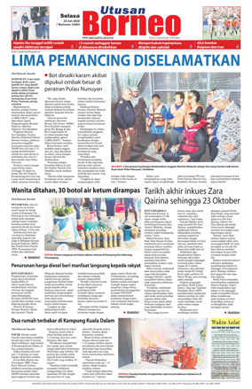Cover of Utusan Borneo (Sabah)