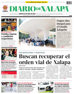 Cover of Diario de Xalapa
