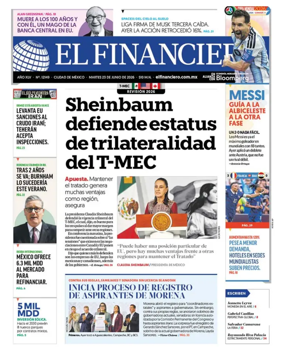 Cover of El Financiero