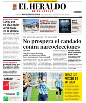 Cover of El Heraldo de Chihuahua