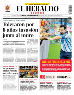 Cover of El Heraldo de Juarez