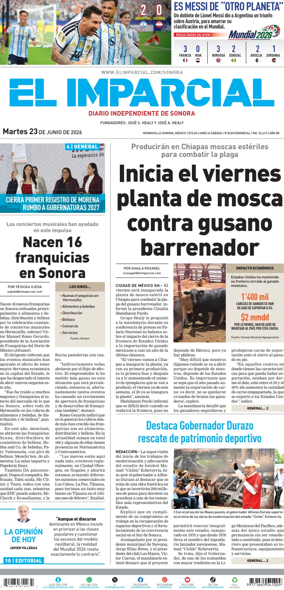 Cover of El Imparcial