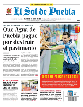 Cover of El Sol de Puebla