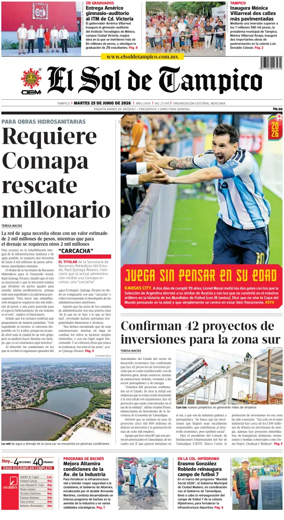 Cover of El Sol de Tampico