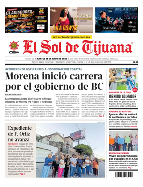 Cover of El Sol de Tijuana