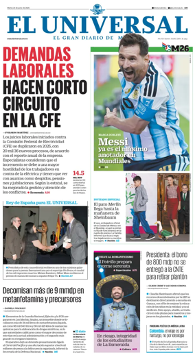 Cover of El Universal