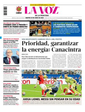 Cover of La Voz de la Frontera