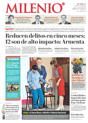 Cover of Milenio Puebla