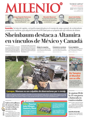 Cover of Milenio Tamaulipas