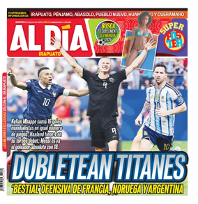 Cover of Periodico Al Dia (Irapuato)