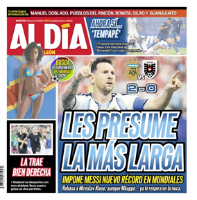 Cover of Periodico Al Dia (Leon)