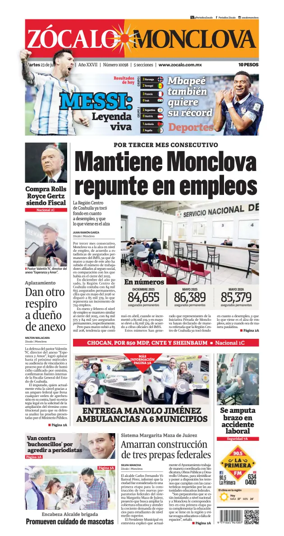 Cover of Zocalo Monclova