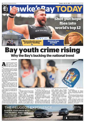 Cover of Hawke's Bay Today