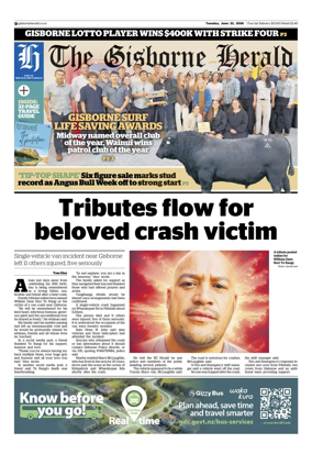 Cover of The Gisborne Herald