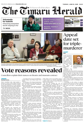 Cover of The Timaru Herald