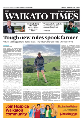 Cover of Waikato Times