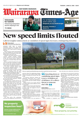 Cover of Wairarapa Times-Age (NZ)