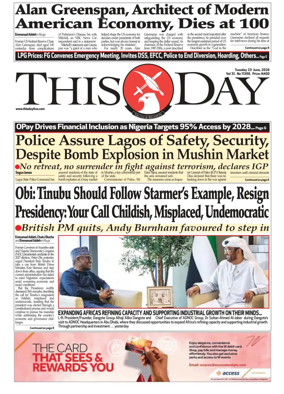 Cover of THISDAY