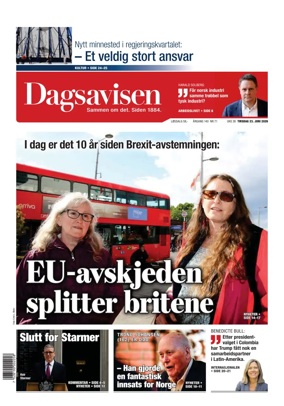 Cover of Dagsavisen