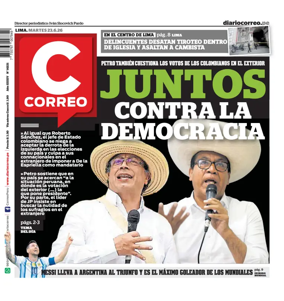 Cover of Diario Correo