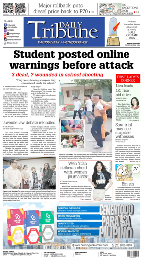 Cover of Daily Tribune (Philippines)