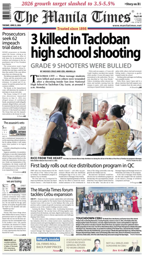Cover of The Manila Times