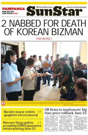 Cover of Sun.Star Pampanga