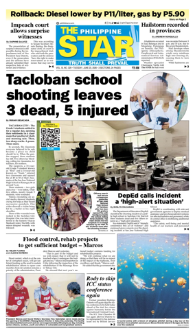 Cover of The Philippine Star