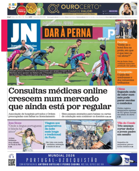 Cover of Jornal de Noticias