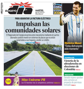 Cover of El Nuevo Dia