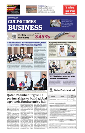 Cover of Gulf Times Business
